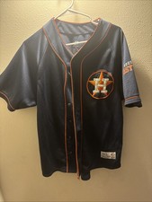 Houston Astros Dynasty MLB Baseball Team Jersey Men’s Medium Embroidered Patch