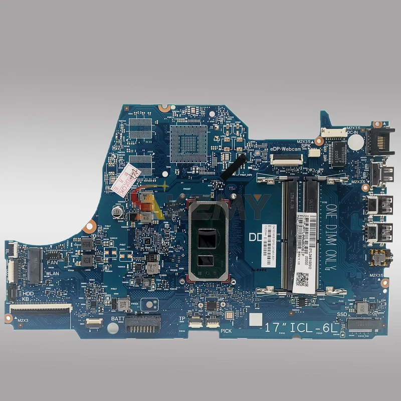 6050A3168901 For HP 17-BY 17T-BY Laptop Motherboard i5-1035G1 CPU L87451-601 3