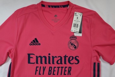 Adidas REAL MADRID AUTHENTIC PINK Soccer Jersey Men's Size: S
