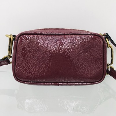 Madewell The Leather Carabiner Mini Crossbody Bag Cabernet Purse NWT