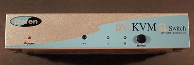 Gefen  EXT-DVIKVM-241SL 2-Ports External KVM / audio switch USB with Remote SW.