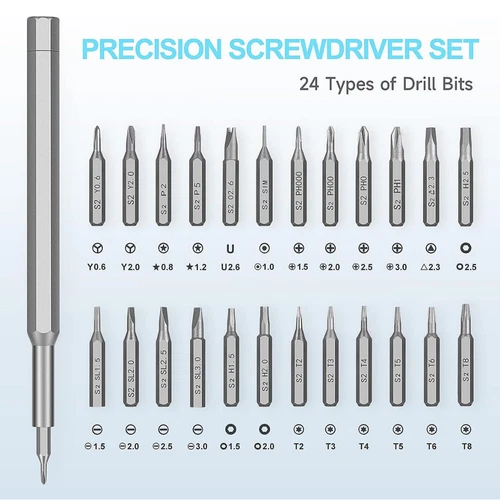 25-in-1 Small Precision Screwdriver Set Professional Magnetic Mini Repair Tool - Picture 2 of 13