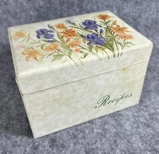 Vntg StyleCraft of Baltimore Recipe Box Full of Vntg Georgia Goodness 1 Made USA