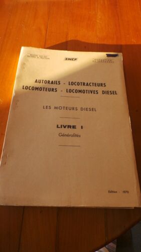 RARE - SNCF - AUTORAILS- LOCOTRACTEURS, LOCOMOTIVES DIESEL - LES MOTEURS DIESEL - Afbeelding 1 van 9