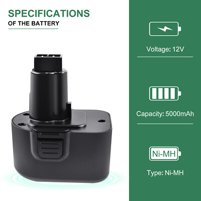 2x 12V 4.0Ah NiMH Akku Für DeWalt DC9071, DE9037 U.a. – Ersatzakku Für Bohrschrauber & Werkzeuge 2x 12V 4.0Ah NiMH Akku Für DeWalt DC9071, DE9037 U.a. – Ersatzakku Für Bohrschrauber & Werkzeuge