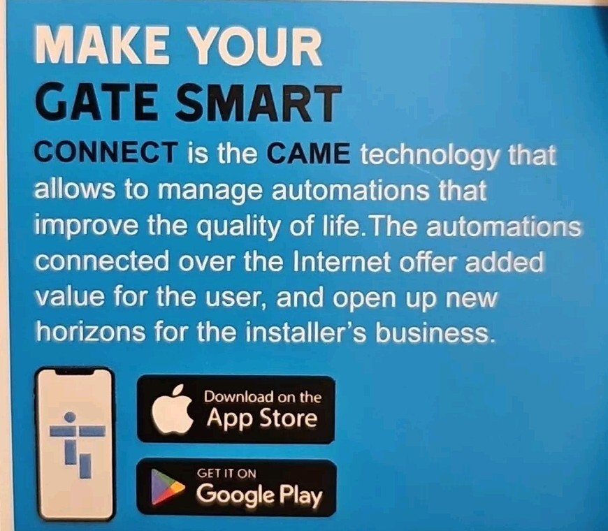 Sliding door Motor CAME BX-243C For Doors Up To 660 lb Imclude 2 controls 1 RF