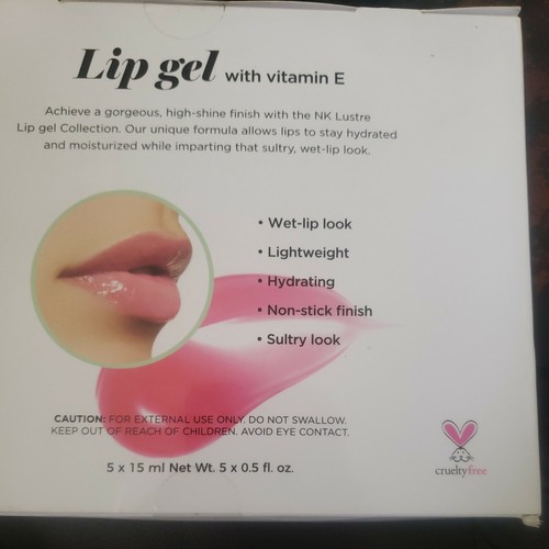 nk MAKEUP Lustre Lip Gel Collection Aloe Strawberry Bubble Gum Coconut Clear - Bild 2 von 2