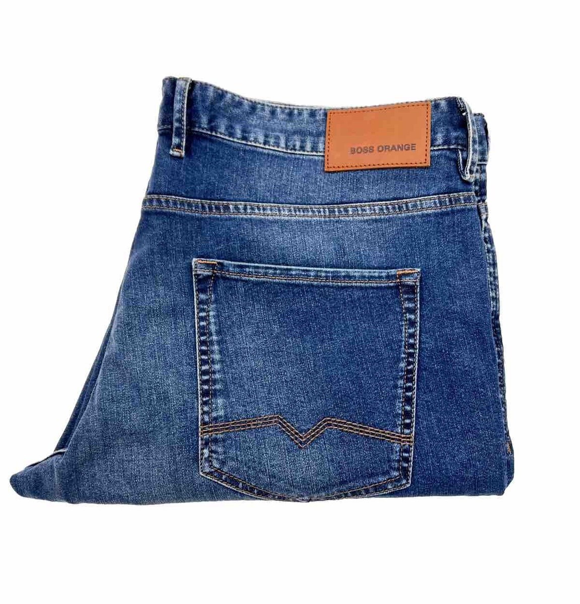 Dark Blue Jeans Hugo Boss Orange Jeans Regular Fit Boss Orange 63