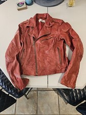 Firetrap Womens Leather Jacket/coat L