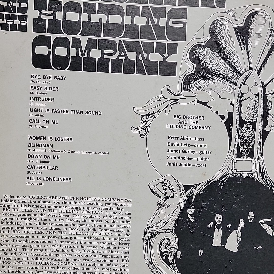 Big Brother And The Holding Company 1967 Debut Album On Mainstream