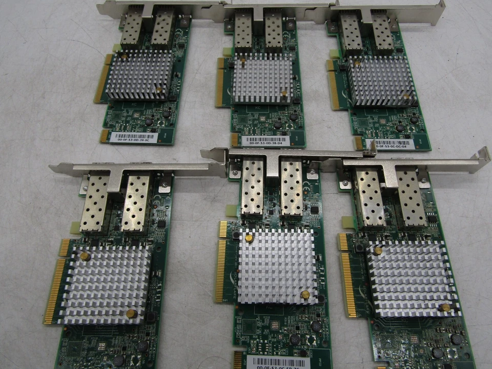 LOTE DE 11 Adaptadores PCIe SolarFlare S6102 SFN5122F Doble Puerto 10Gbe Foto 2 de 4