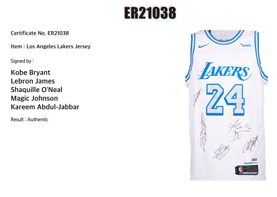 Lore Series Kobe Lakers City Jersey Championship Lakers Lore