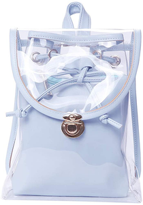 clear fashion backpack