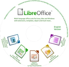 Fast Ship on disc Libre Office Suite - Word Processor / Spreadsheet Software PC