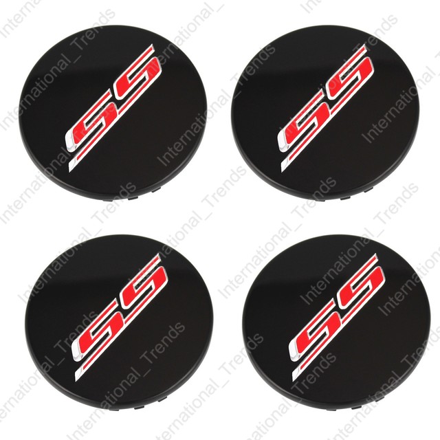 4x Black Red SS Emblem Wheel Center Hub Caps for 20162018 Chevrolet Camaro eBay