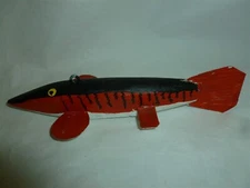 7-3/4 Inch Wood w/Metal Fins Jim Dorrance 2006 Decoy Detroit Lakes, MN Lot 4-203
