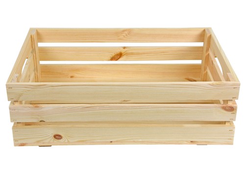 Holzkiste L Stiege Steige Obstkiste Dekokiste Geschenkkiste 59,5x39,5x20,5 cm - Bild 6 von 13