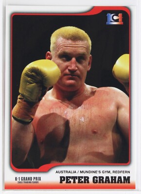PETER GRAHAM (No.36) - 2003 K-1 GRAND PRIX Trading Card