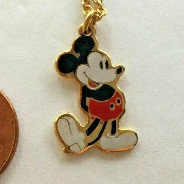 DISNEY MICKEY MOUSE NECKLACE 12.5" eBay
