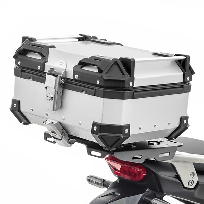 Top Case for Triumph Tiger 1200 Explorer / XC / XR Aluminium Bagtecs XB22 silver