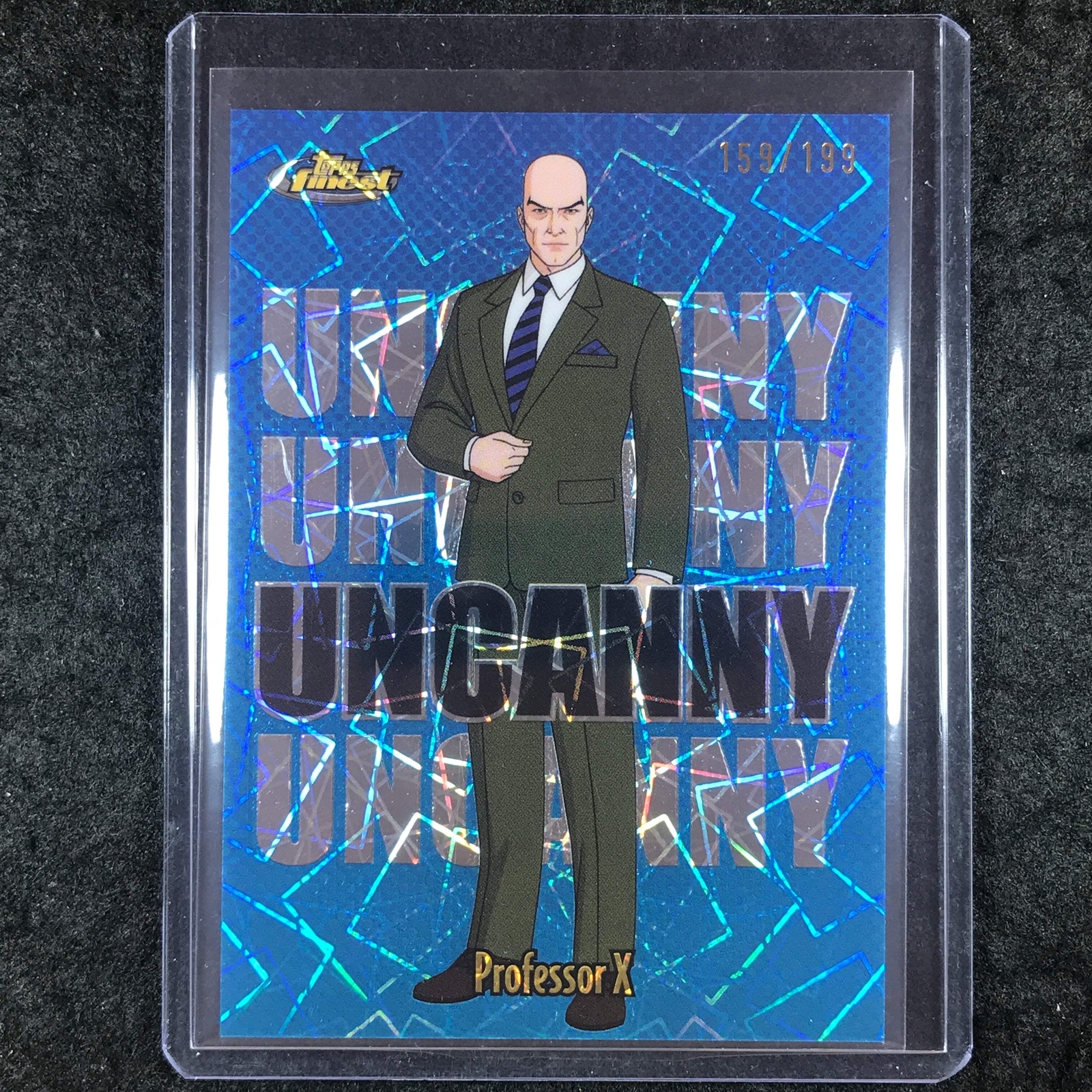 2025 Topps Finest X-Men '97 PROFESSOR X Uncanny Short Print Laser 159/199 #100