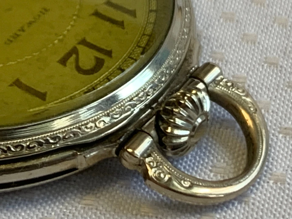 Antique E. Howard Pocket Watch Size 10s 51878 17J Model 1921 Openface *Working* - Image 2 of 4