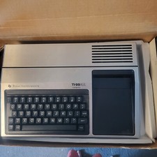 Vintage Texas Instruments TI99/4A Home Computer System 1982 Powers On Untested