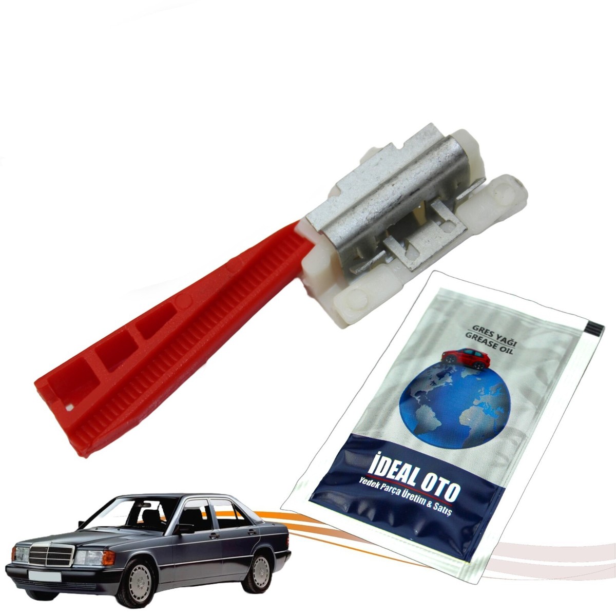 Roof Strip Rain Gutter Rail Clip Bracket Clamp For Mercedes 190