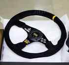 <!--F#f_0-->Universal OMP rallyart 350MM 14' Flat Suede/Genuine Leather Sport Steering Wheel<!--F/-->