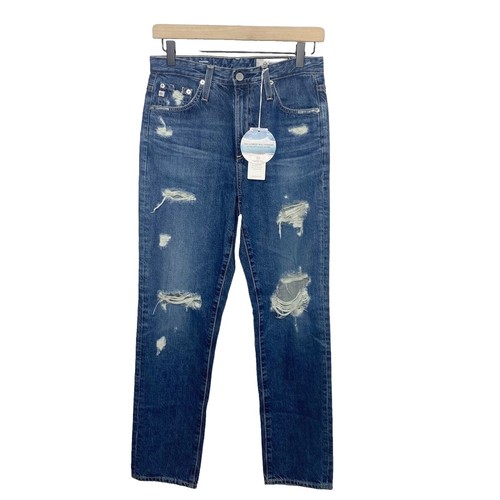 Adriano Goldschmied Jeans 30x26 Blue Denim Straight Pants Fade AG