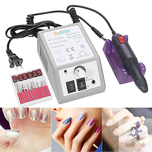 Máquina de Uñas Acrílicas Pulidora Profesional Vibración Lenta - Imagen 2 de 11