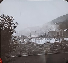 Donawitz Steel Works, Loeben, Austria-Hungary, c1910's Magic Lantern Glass Slide