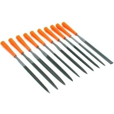 Assorted Needle Files Hobby Craft Jewelers Watchmakers Metal Filing Tools 10Pcs