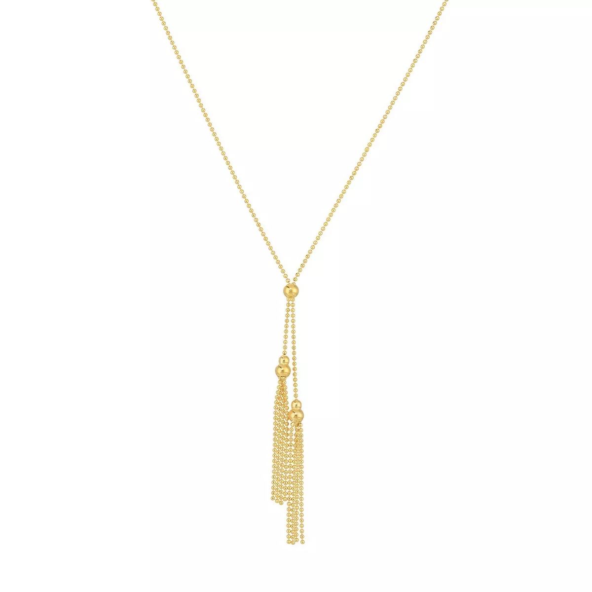14k gold tassel necklace deals