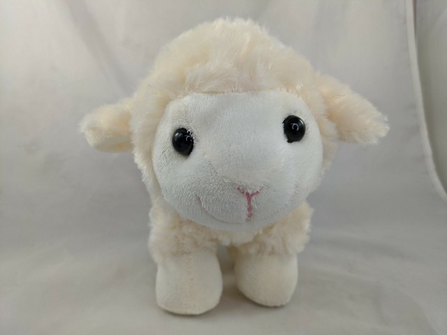 large lamb stuffed animal