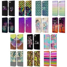 HEAD CASE DESIGNS TREND MIX LEATHER BOOK CASE FOR APPLE iPOD TOUCH MP3