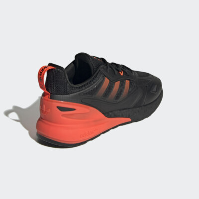 Adidas Originals Men's Black Red ZX 2K BOOST 2.0 SHOES GZ7735 | eBay
