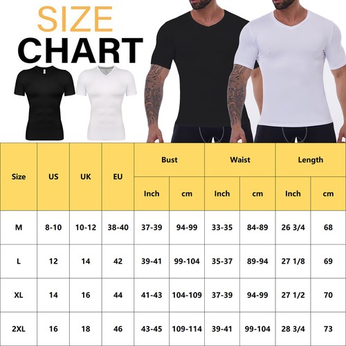 Para hombre Chaleco de compresión Camisas Adelgazante Prendas para el torso sin mangas Abdomen Pecho Camiseta interior - Imagen 19 de 21