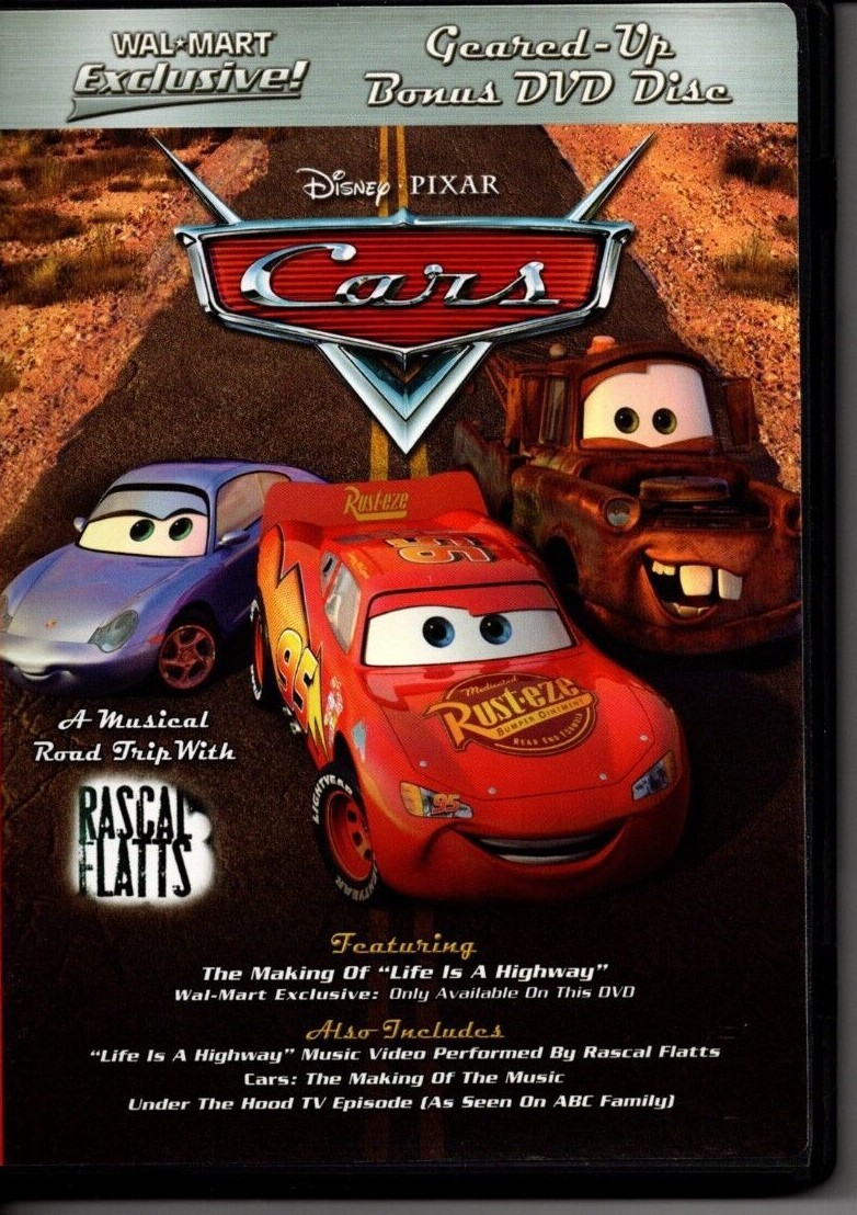 Disney Pixar - Cars - Bonus Walmart Exclusive (DVD, 2006) Rascal