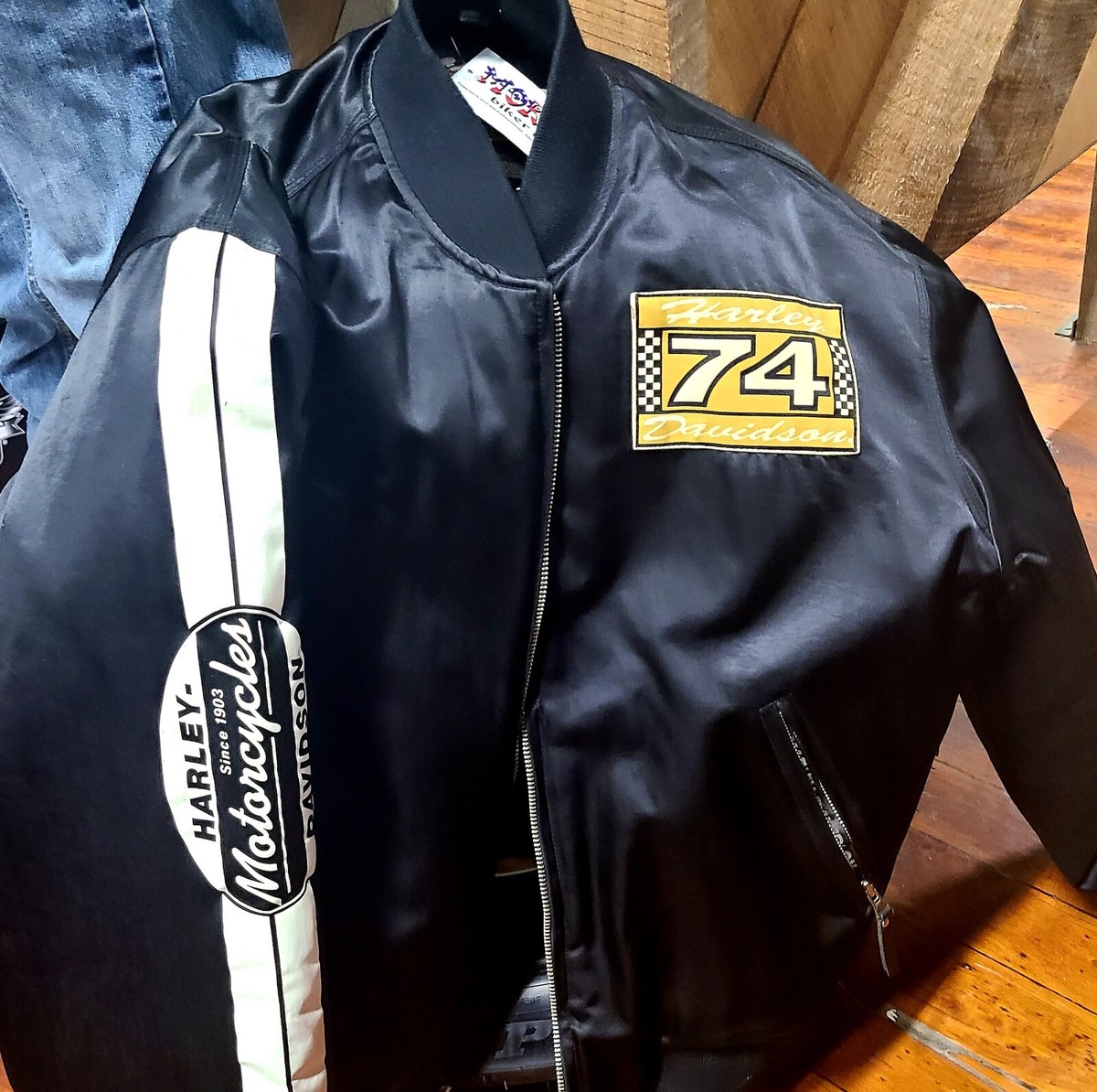 Vintage Harley Davidson Motorcycles Racing Jacket- Men's Vintage Harley Davidson Motorcycles Racing Jacket- Men's