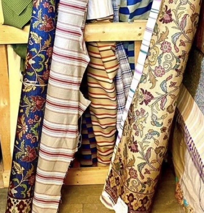 Ralph Lauren Bohemian Melstone Rug Umber Fabric - Image 2 of 4