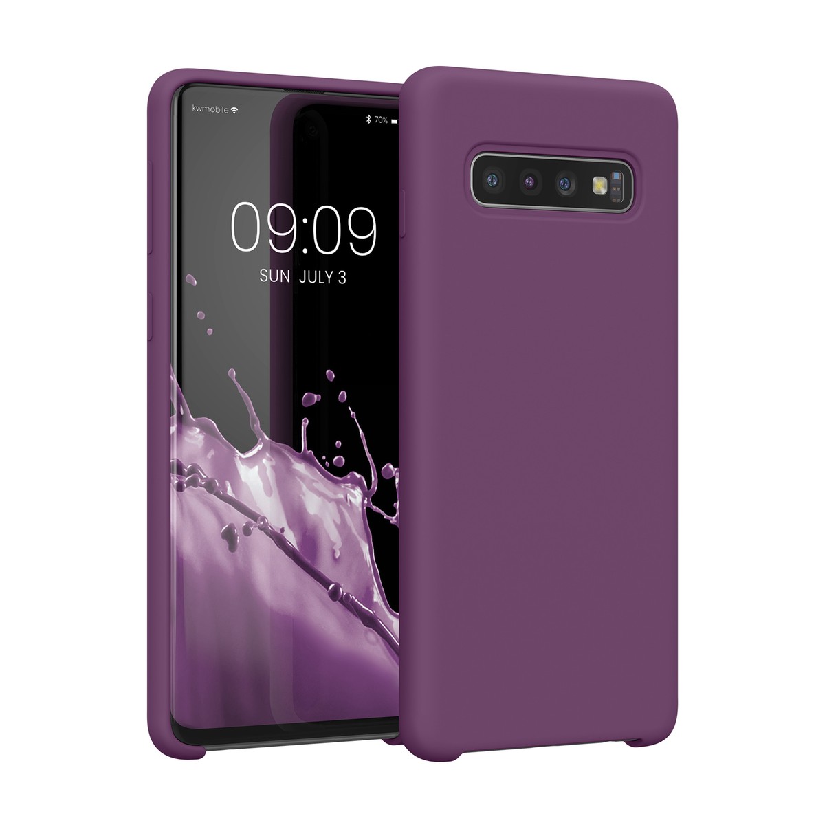 Liramark Liquid Samsung Galaxy S10 Plus Case Silicone Silicone