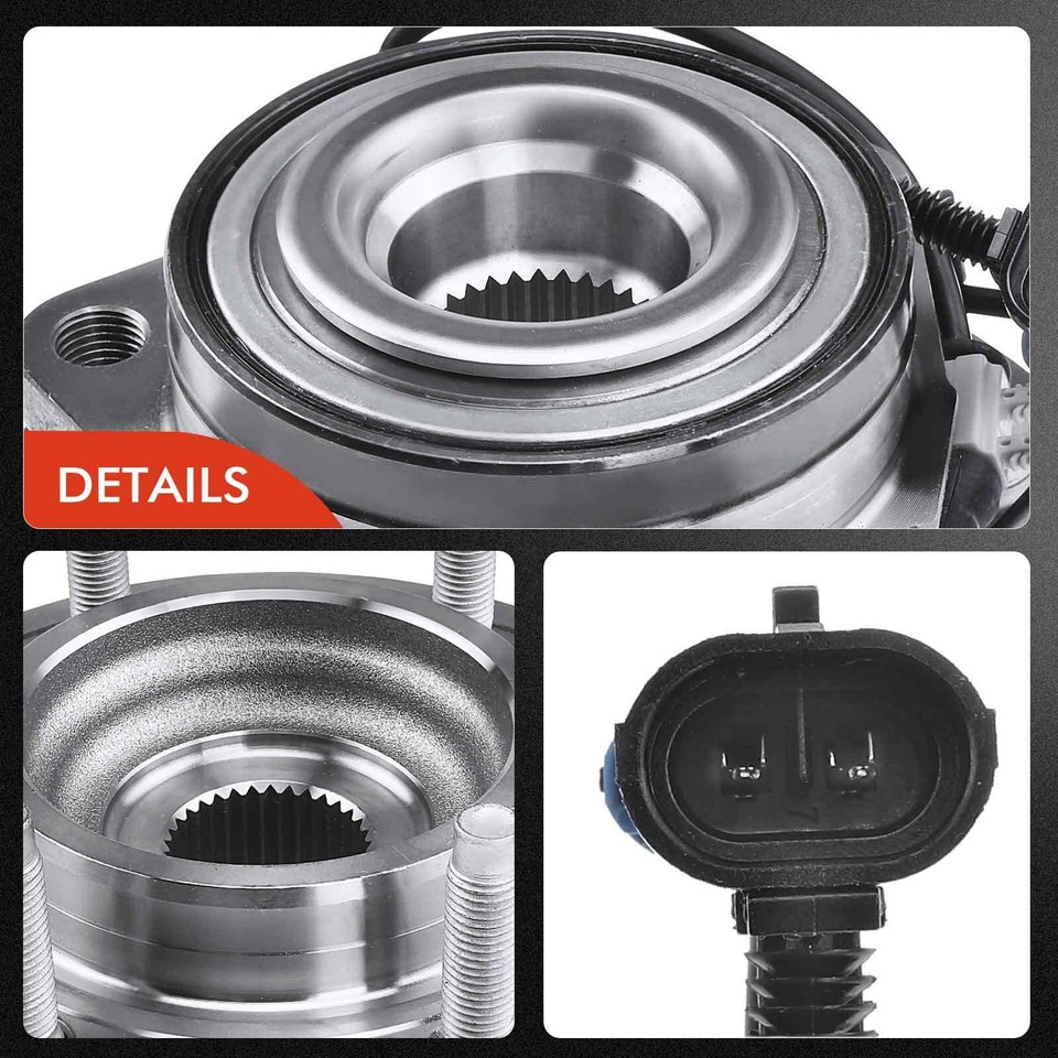 3Pcs Rack and Pinion Hub Bearing Kit Front Side for Hummer H3 20092010