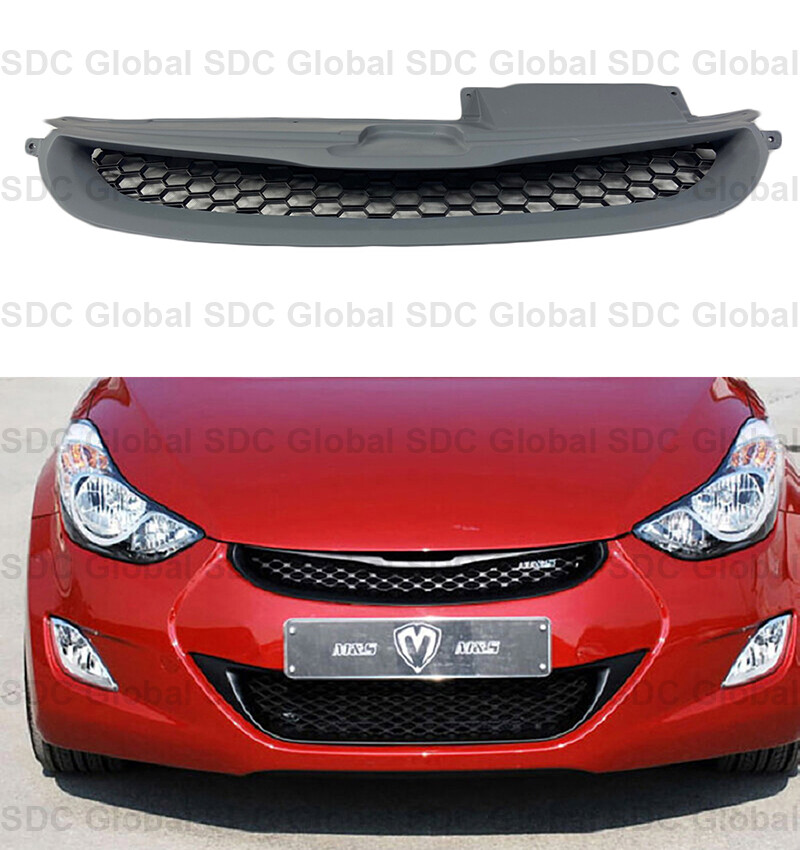 Image 1 - M&amp;amp;S Upper Grille [UNPAINTED] for Hyundai Elantra MD 2011~2013 *USA Stock*