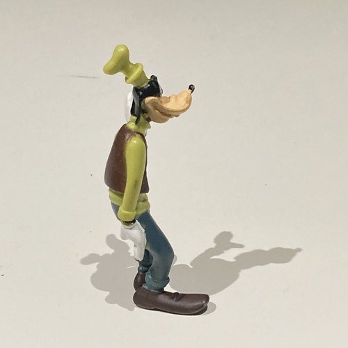 Vintage Disney Goofy Green Shirt Hat Brown Vest PVC Figure Cake Topper - Picture 3 of 12