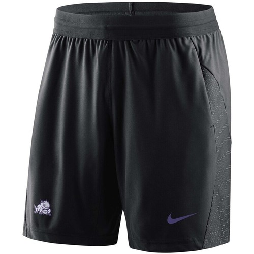 Nike TCU Texas NCAA Sideline Fly knit Men Polyester Shorts Size LARGE New