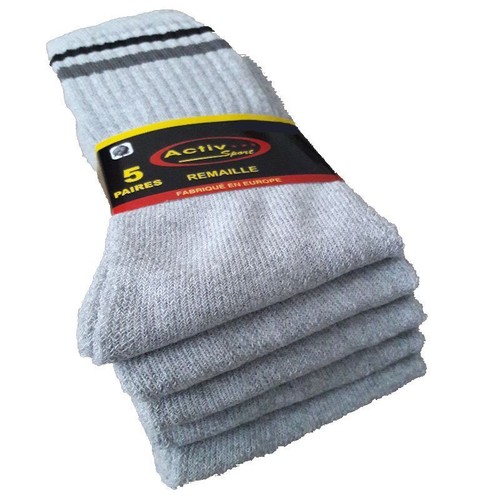Chaussettes de 10 a 70 paires uni Noir, Blanc ou Gris pour homme ou femme - Imagen 93 de 99
