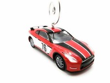 2015 Nissan GTR Race Car Custom Christmas Ornament 1:64 Diecast REd