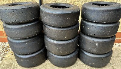 3 X MOJO SLICK C2 DEZENT KADETT REIFEN SÄTZE ROTAX OTK TONYKART IAME KART KARTING