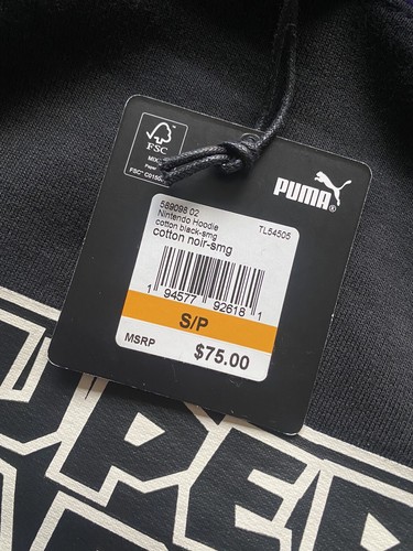 Edición Limitada Para Hombre Puma x Nintendo Super Mario Galaxy Sudadera con Capucha Talla Pequeña Nueva - Imagen 2 de 9